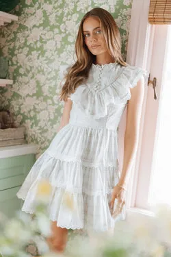 Benowa Mini Dress - Butter Yellow Plaid