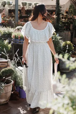 Emeryn Midi Dress - Jade Ditsy Floral