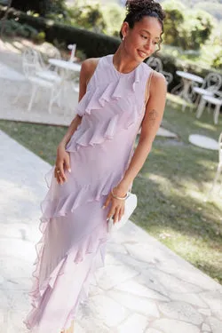 Oriella Maxi Dress - Vintage Purple