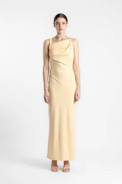 ELARA JERSEY DRESS - DESERT SAND