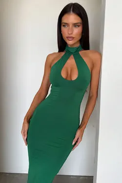 Evoke Maxi Dress - Emerald