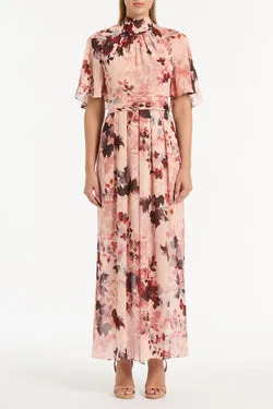 FIORI ETEREA GEORGETTE MAXI DRESS