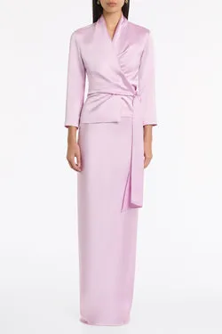 FLOSS LUSTRE SATIN BIAS SKIRT