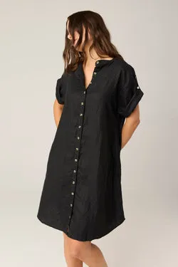 FOREVER SHIRT DRESS - NOIR