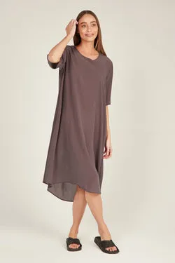 GIGI DRESS - BARK