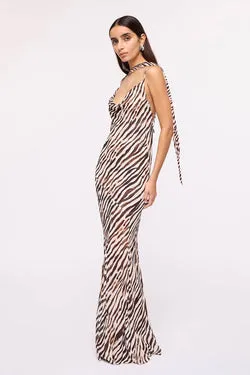 Gigi Zebra Maxi Dress