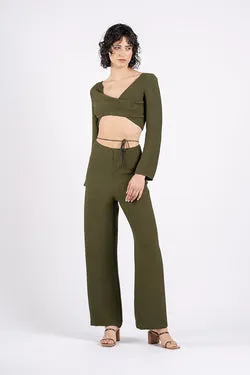 GIGI PANT IN OLIVE LINE