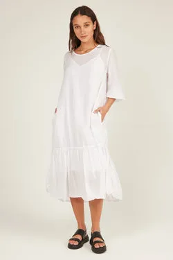 GINNY DRESS - BLANC