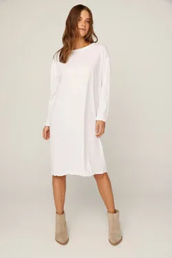HAP L/S DRESS - BLANC
