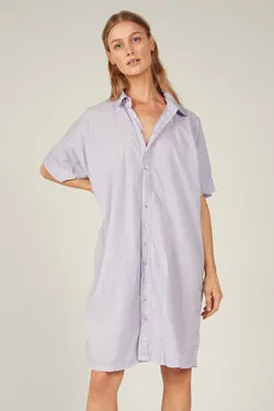 HOLIDAY SHIRT DRESS - LILAC