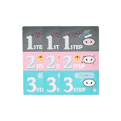 Holika Holika Pig-Clear Black Head 3-Step Kit [3 Packs]