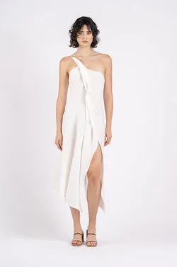 IRIS MIDI IN COTTON WHITE