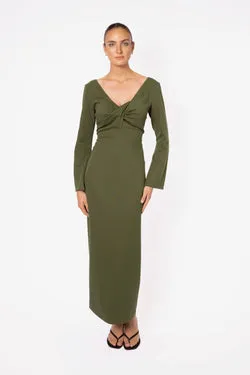 JULIET DRESS - OLIVE