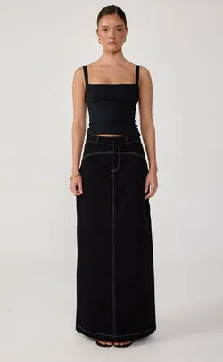 Akari Maxi Skirt (Black)