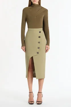 KELP CREPE MONETA SKIRT