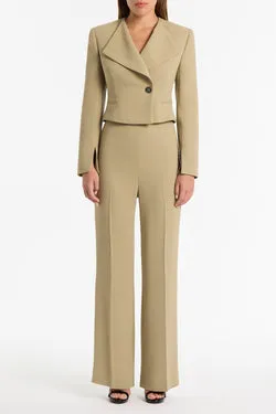 KELP CREPE CROPPED JACKET