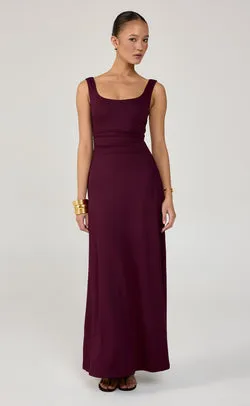 Koa Maxi Dress (Plum)