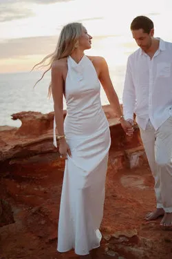 KRISTINA DRESS IN ANGEL WHITE
