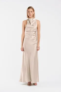 KRISTINA DRESS IN OYSTER