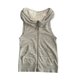 G.O.A. SLEEVELESS HOODIE - GREY