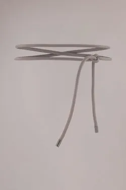 Leather Rouleau Belt - CINDER