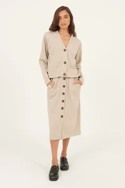 LINA PENCIL SKIRT - COCONUT