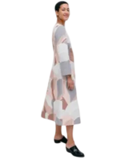 Size 36 (S) | Marimekko Linen/Cotton Midi Dress