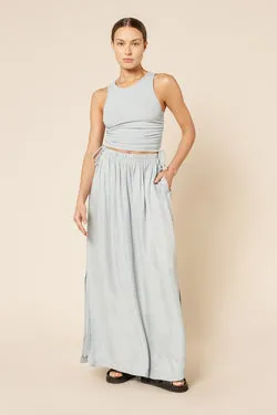 GIA CUPRO MAXI SKIRT