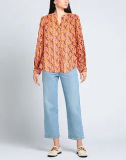 Lotos Blouse (Pink/Brown)