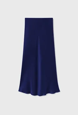 Long Bias Cut Skirt Purple Rain