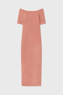 Pebble Off The Shoulder Dress Orchid