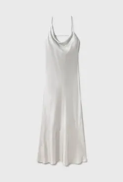 Carrie Dress Silver Foil