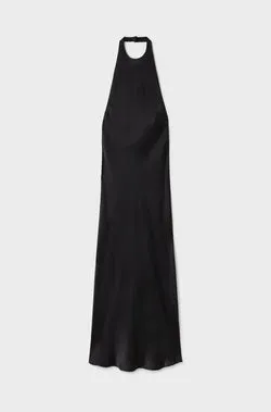 Halter Dress Black