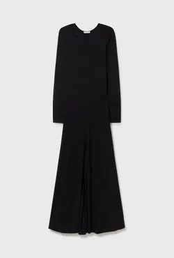 Jersey Modal Cutaway Dress Black