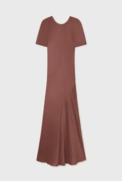 Short Sleeve Bias Dress Root