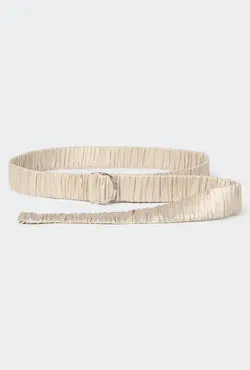 Wide Long Belt Hazelnut
