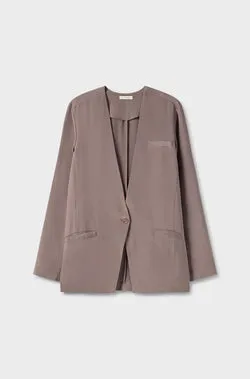 CDC Collarless Blazer Cinder