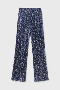Bias Cut Pants Hounds Paisley