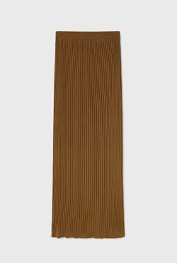 Ribbed Straight Skirt Drought