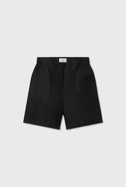 Organza Boxer Shorts Black
