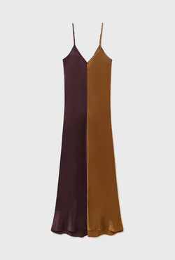 Two Tone Dress Cacao/Van Dyke Brown