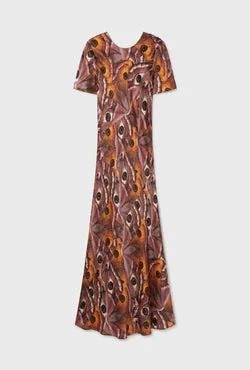 Short Sleeve Bias Dress Wingspan