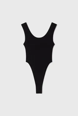 Cutaway Bodysuit Black