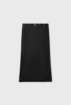 Mesh Skirt Black