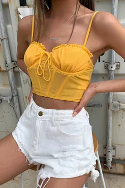 Mermaid Bustier - Yellow