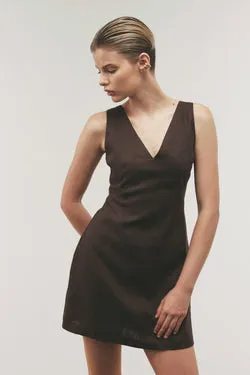 BLAIR LINEN MINI DRESS