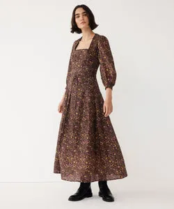 Francesca Linen Midi Dress_Print