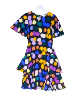 Size 6 | Gorman Silk Spotted Midi Dress