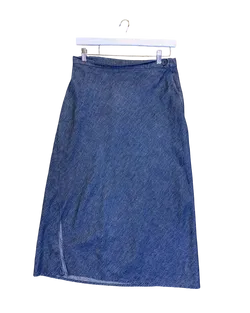 Size M | Alpha60 Cotton/Linen Midi Skirt