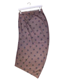 Size S | Alpha60 Brown Mesh Maxi Skirt